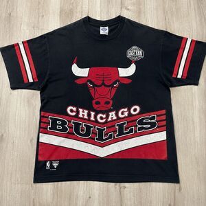 Vintage 90s Chicago Bulls Salem Sportswear NBA Graphic T Shirt XL Made in USA